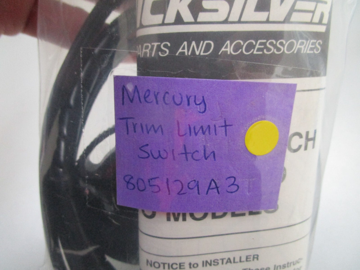 *NEW OEM* 0750 Mercury Quicksilver TRIM LIMIT SWITCH 805129A3