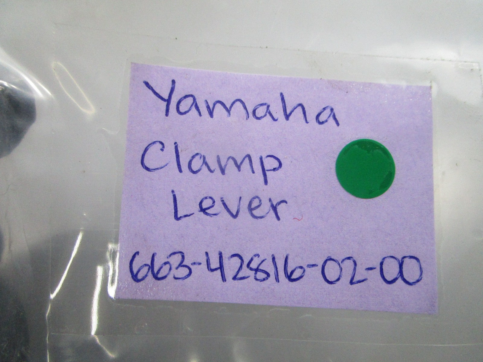 NEW OEM 663-42816-02-00 Yamaha Clamp Lever 0810