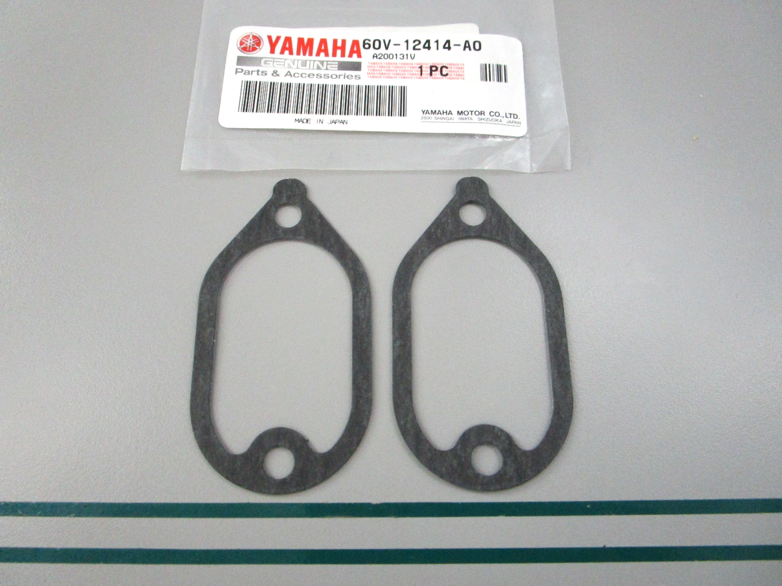 NEW OEM (LOT OF 2) 60V-12414-A0-00 Yamaha Thermostat Gasket 0810
