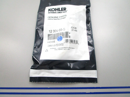 NEW OEM Kohler Hose 12 326 03-S 0810