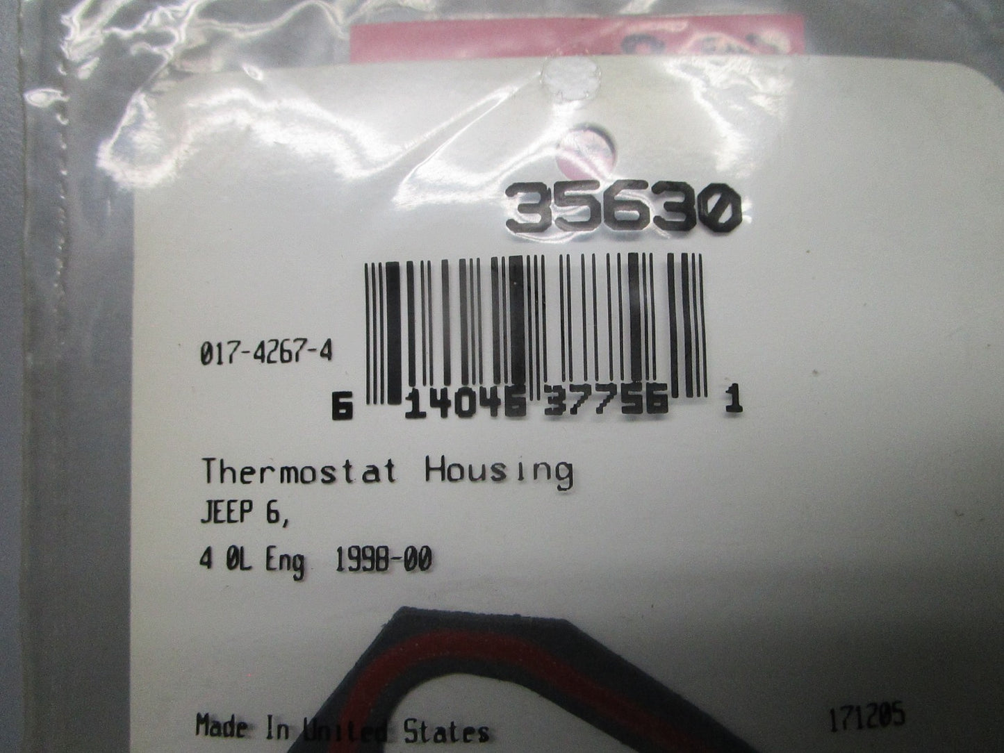 *NEW* 0810 Fel-Pro Thermostat Housing Gasket 35630 Replaces: 20813-AL500