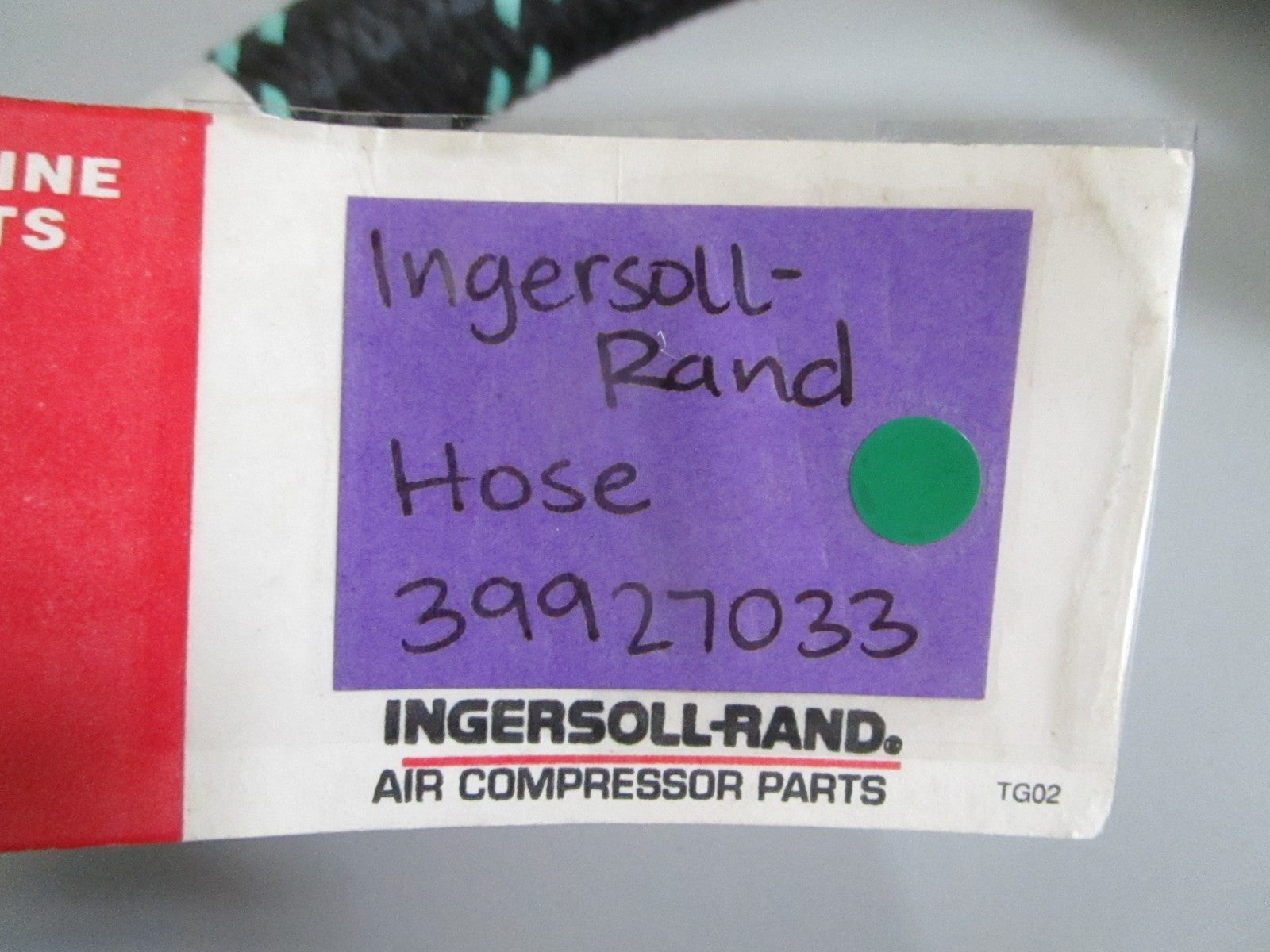 Ingersoll-Rand 39927033 Air Compressor Hose Genuine Factory Part NEW OEM 0820