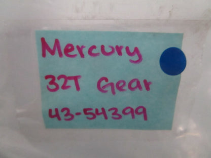NEW OEM 43-54399 Mercury Quicksilver 32T Gear 0820