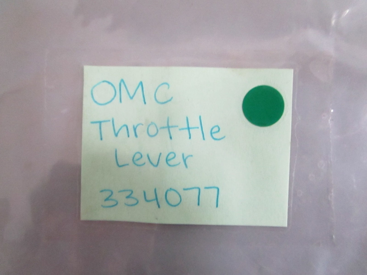NEW OEM 334077 0334077 OMC Johnson Evinrude Throttle Lever 0820