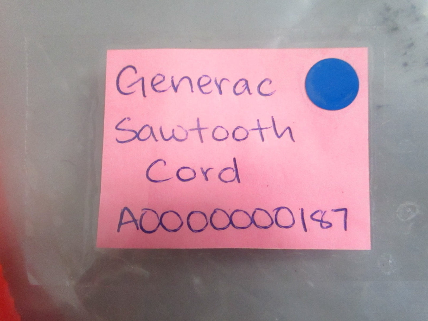 NEW OEM A0000000187 Generac 48 Piece Sawtooth Cord 0820