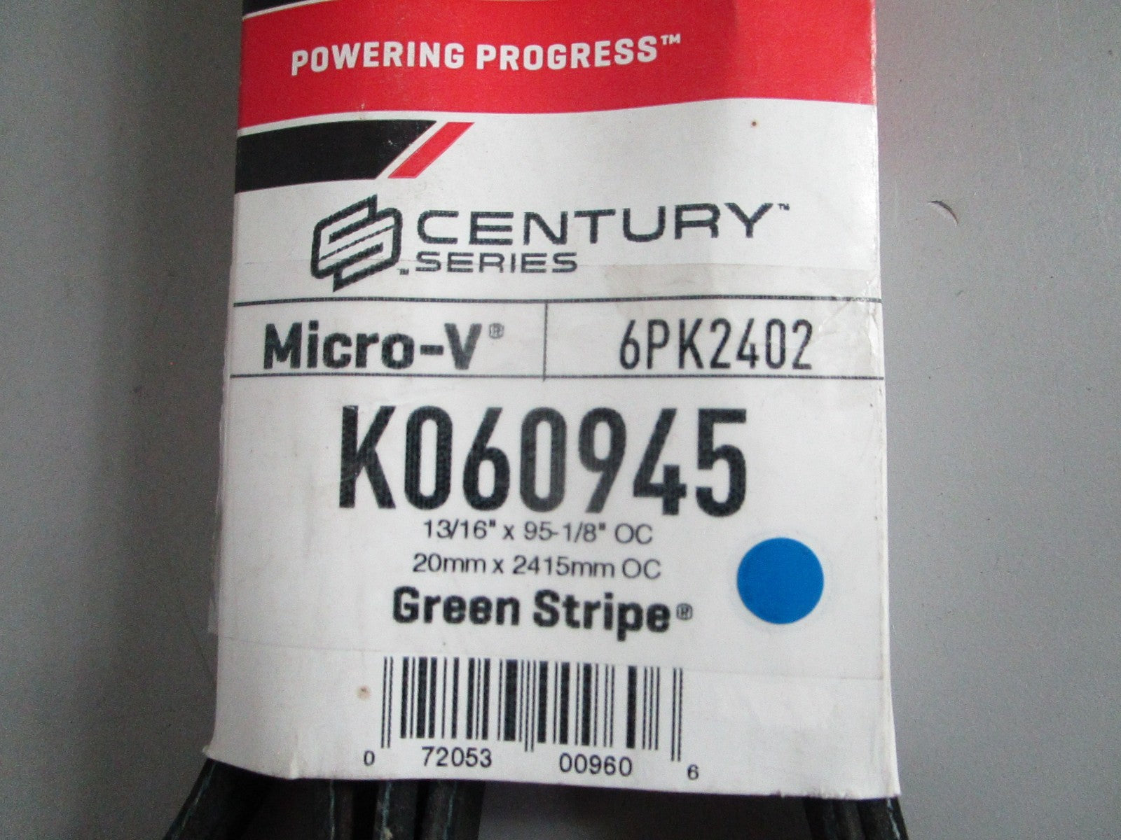 NEW K060945 Gates Century Series Micro-V Serpentine Belt 0820