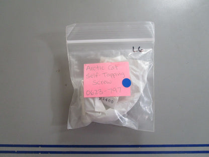 *NEW* (LOT OF 6) 0770 Arctic Cat Self-Tapping Screw 0623-797