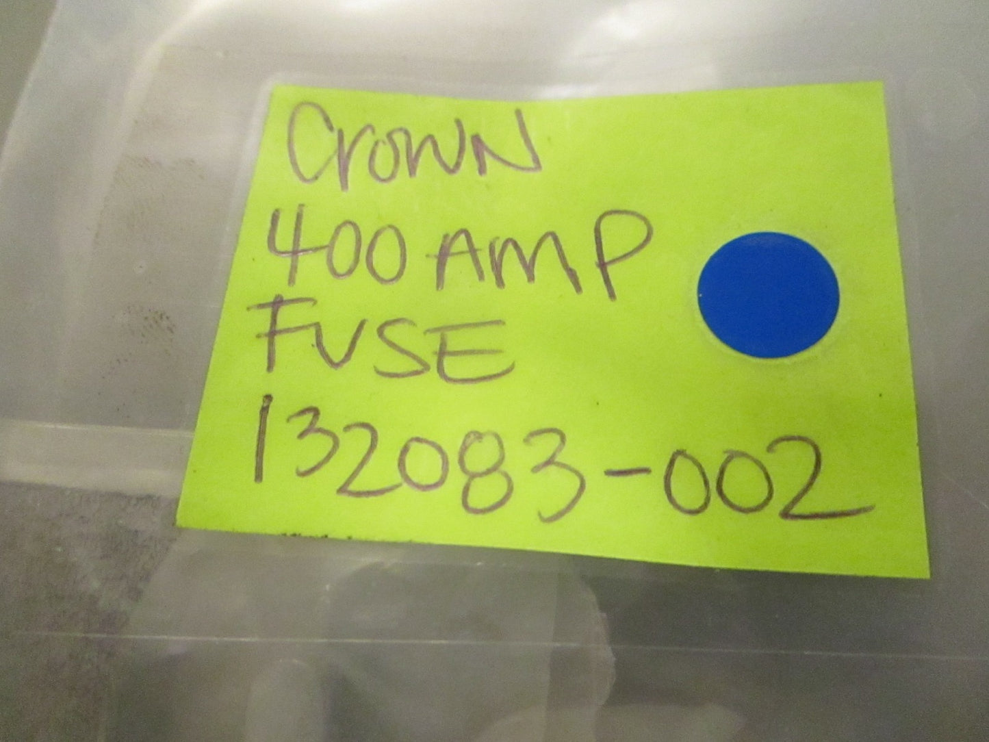 NEW OEM 132083-002 Crown 400 AMP Fuse 0720
