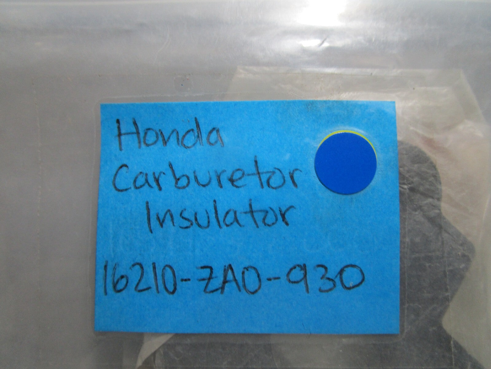 *NEW OEM* 0810 Honda Carburetro Insulator 16210-ZA0-930