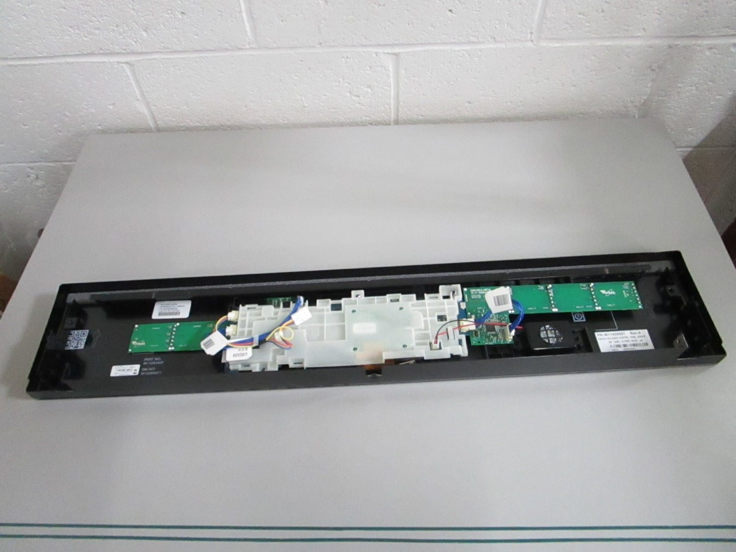 Whirlpool NEW OEM Black Glass Console W11451409 NOS Genuine Factory Part 0820
