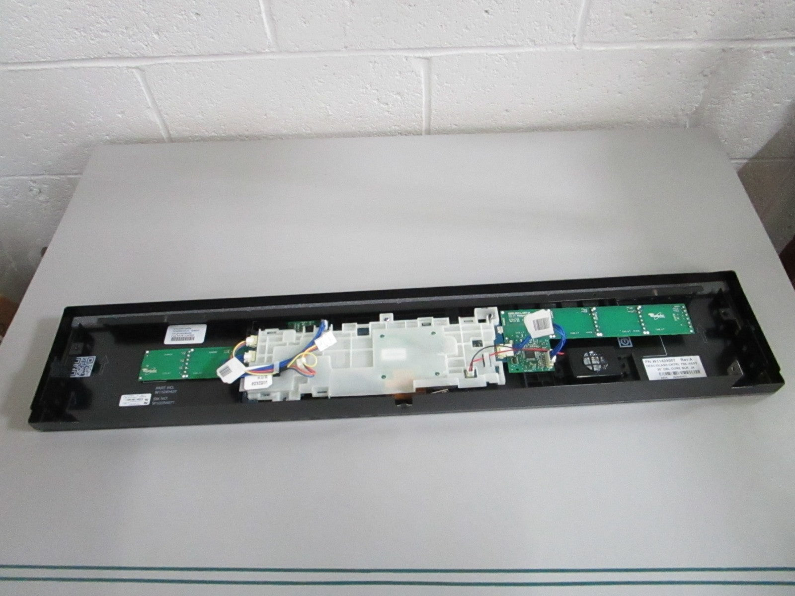 Whirlpool NEW OEM Black Glass Console W11451409 NOS Genuine Factory Part 0820