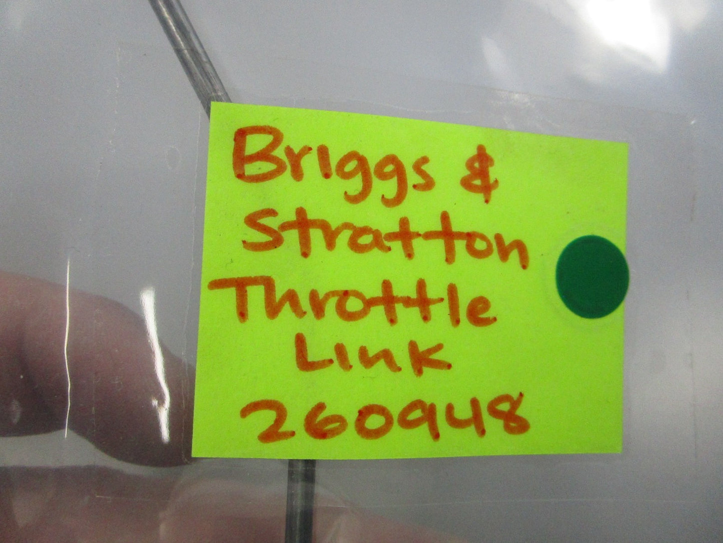 NEW OEM 260948 Briggs & Stratton Throttle Link 0810
