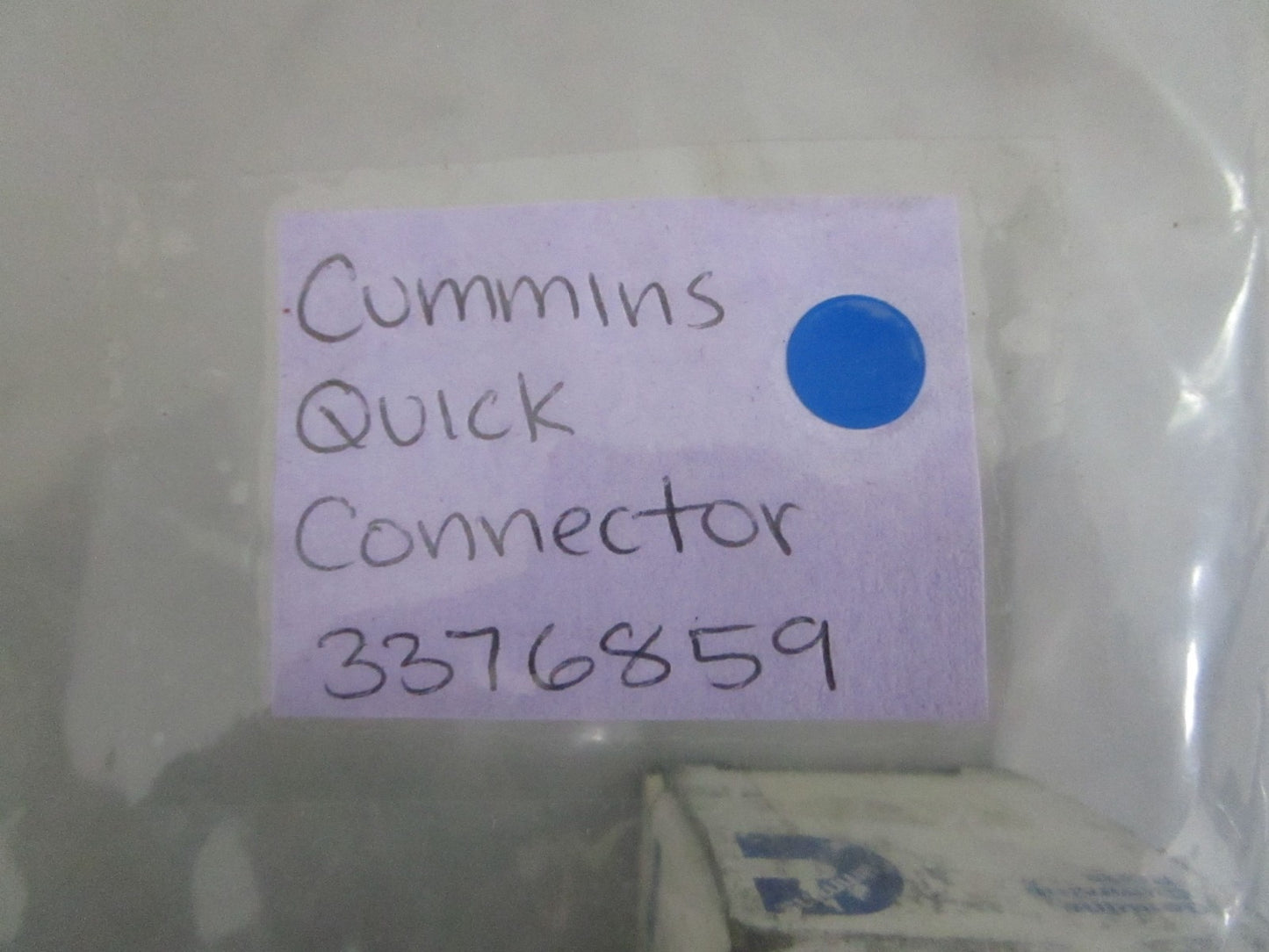NEW OEM 3376859 Cummins Quick Connector 0820