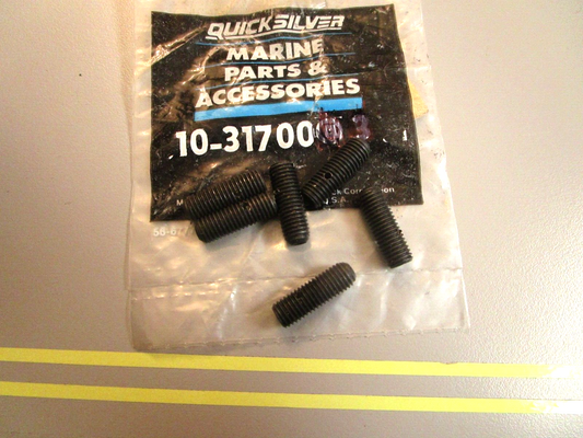 *NEW OEM* (LOT OF 5) 0750 Mercury Quicksilver SCREW 10-31700