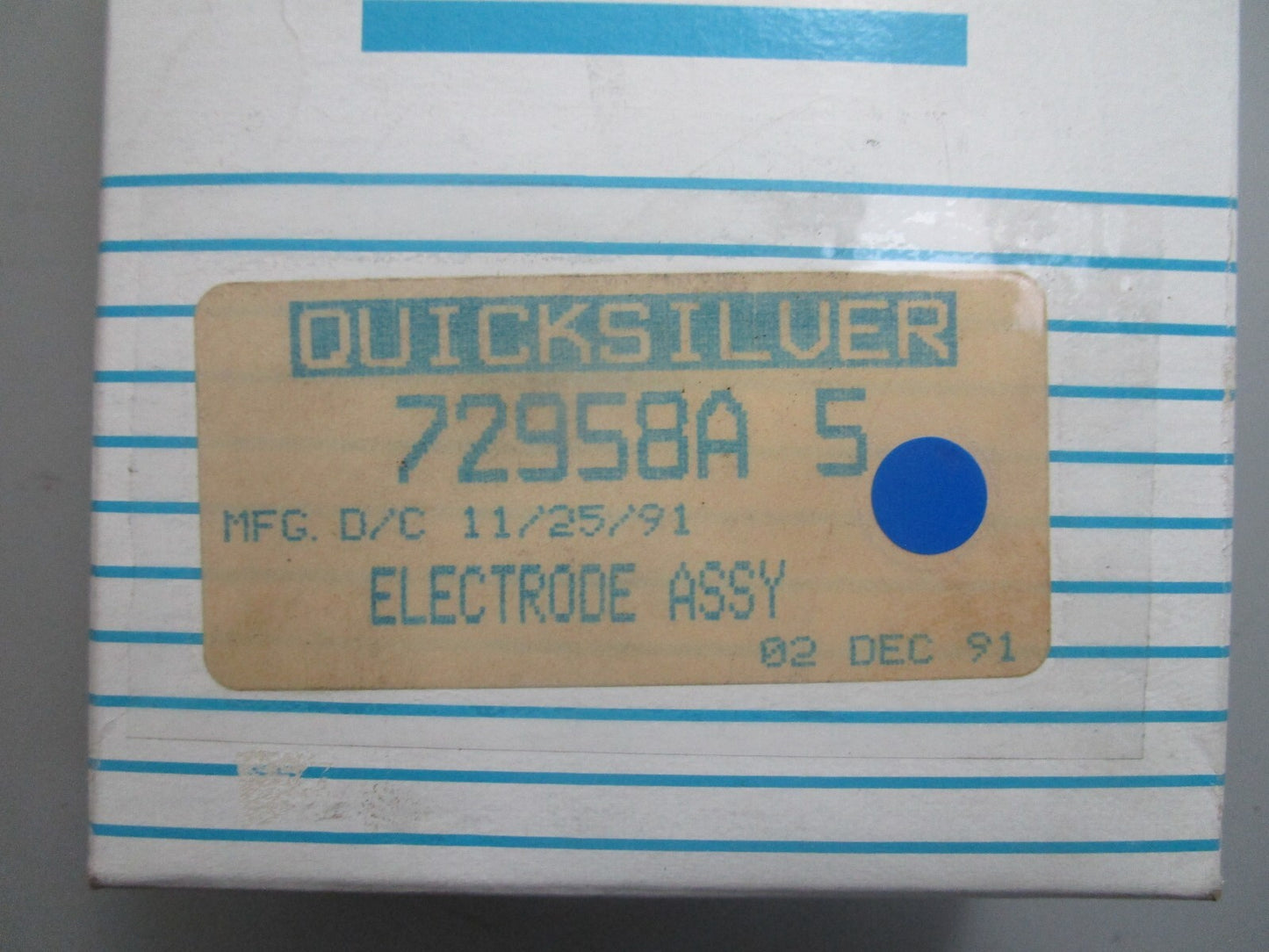 *NEW OEM* 0820 Mercury Quicksilver Electrode Assy 72958A5