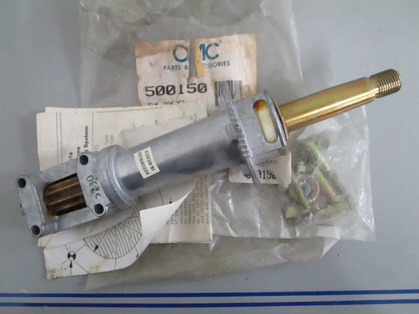 NEW OEM 500150 0500150 OMC Johnson Evinrude Helm 0820