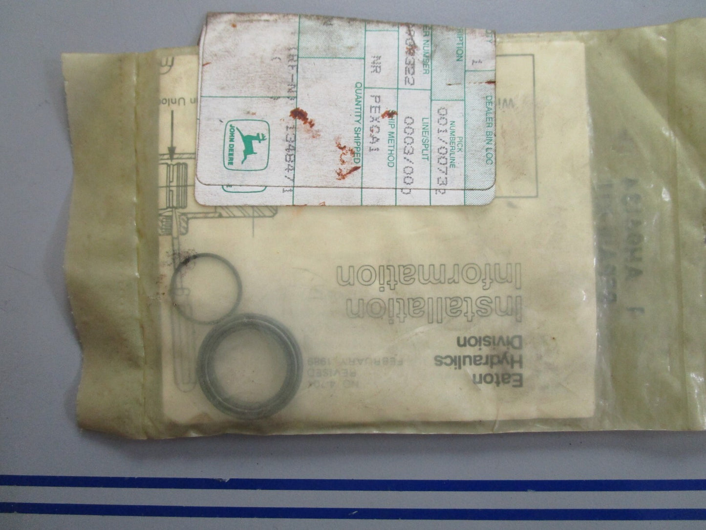 *NEW OEM* 0820 John Deere Seal Kit AH96134