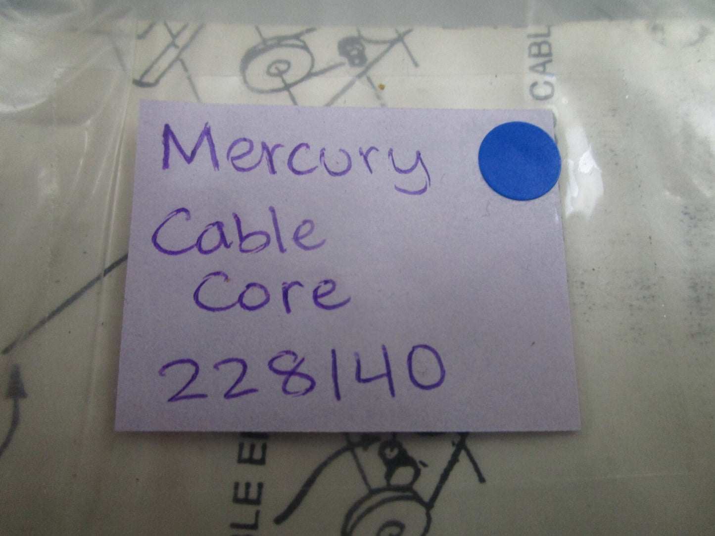 *NEW OEM* 0810 Mercury Quicksilver Cable Core 228140