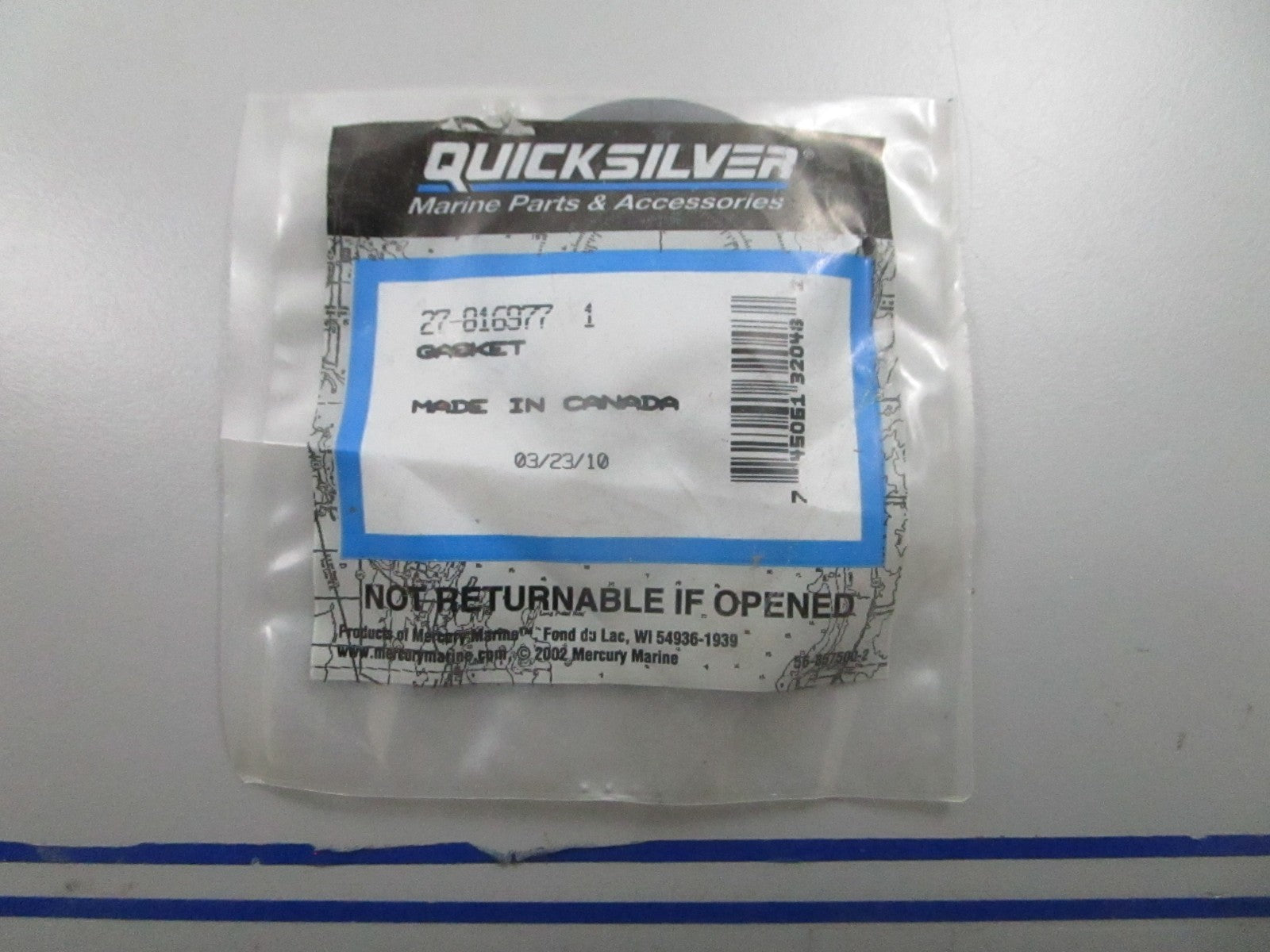*NEW OEM* 0810 Mercury Quicksilver Gasket 27-8169771