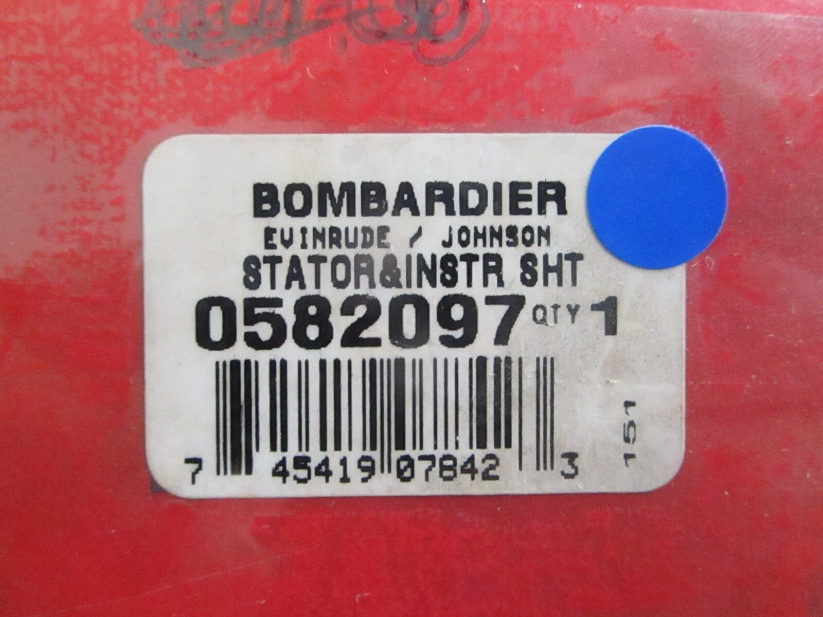 *NEW OEM* 0820 OMC Johnson Evinrude Stator Assy 582097 0582097