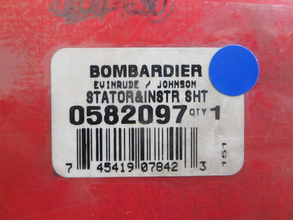 *NEW OEM* 0820 OMC Johnson Evinrude Stator Assy 582097 0582097