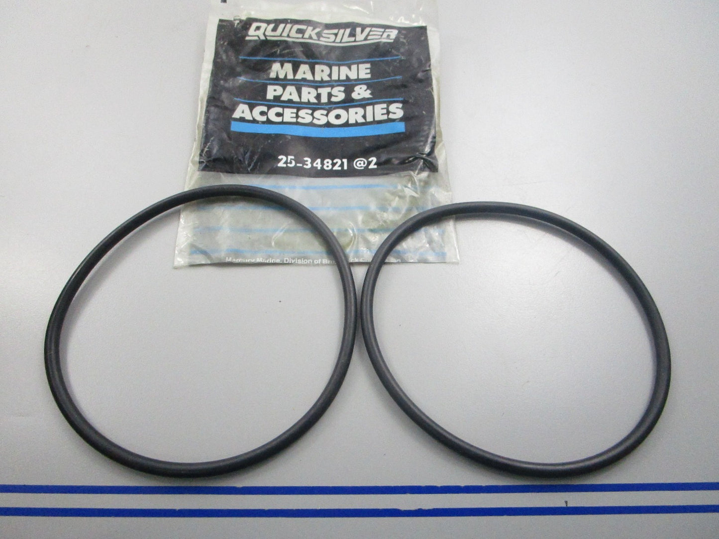 NEW OEM (LOT OF 2) 25-34821 Mercury Quicksilver O-Ring 0810