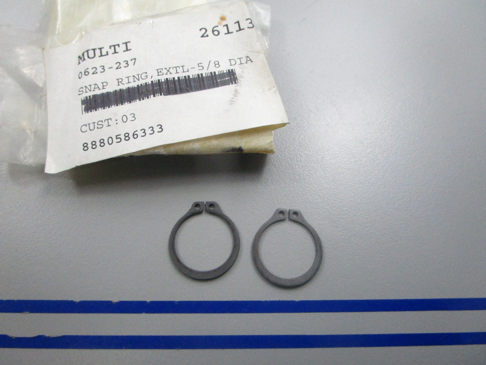 NEW OEM (LOT OF 2) 0623-237 Arctic Cat Snap Ring 0810