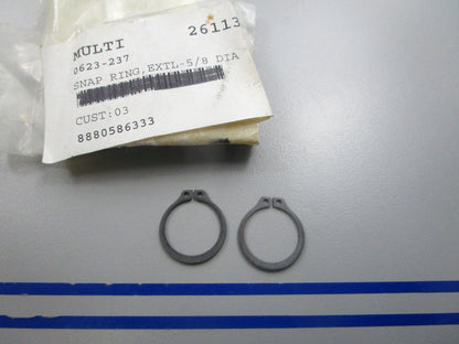 NEW OEM (LOT OF 2) 0623-237 Arctic Cat Snap Ring 0810