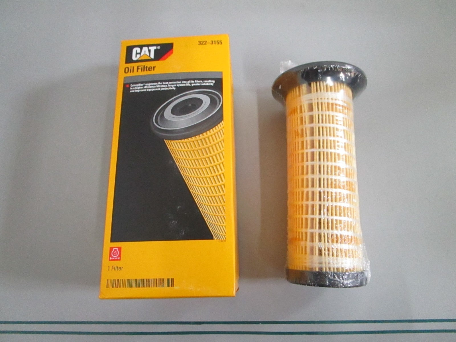 CAT NEW OEM Engine Oil Filter Element 322-3155 Excavator 312-330 NOS Part 0820