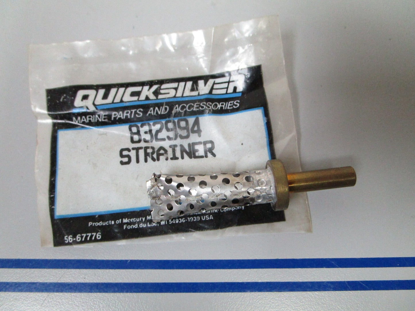 *NEW OEM* 0720 Mercury Quicksilver Strainer 832994