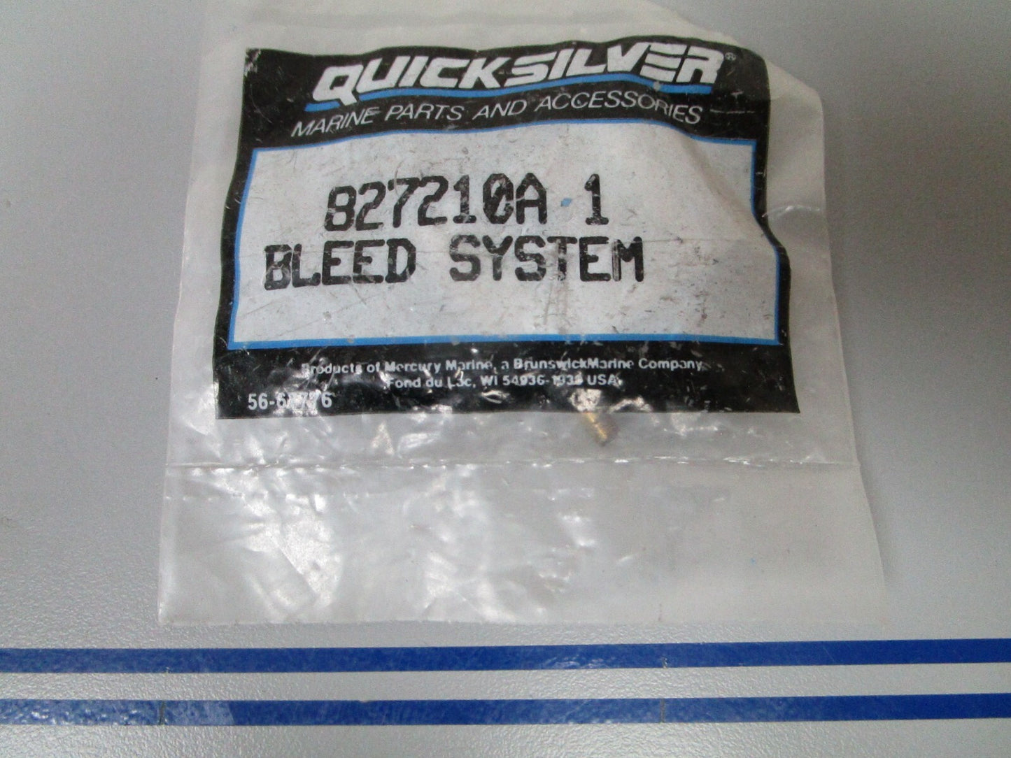 *NEW OEM* 0810 Mercury Quicksilver Bleed System 827210A1