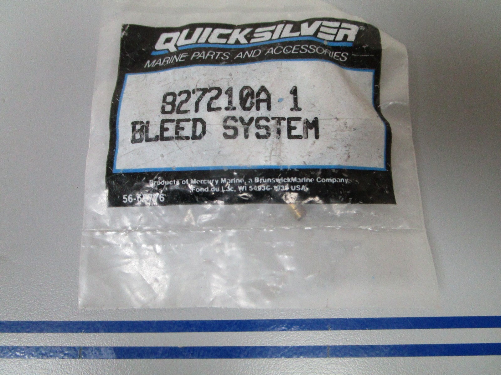 *NEW OEM* 0810 Mercury Quicksilver Bleed System 827210A1