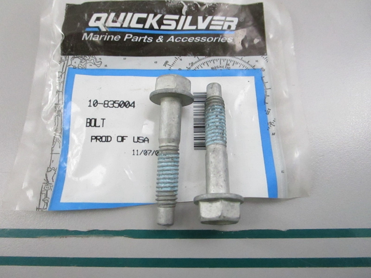 NEW OEM (LOT OF 2) 10-835004 Mercury Quicksilver Bolt 0810