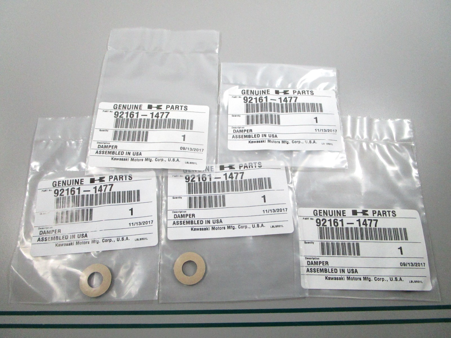 NEW OEM (LOT OF 5) 92161-1477 Kawasaki Damper 0810