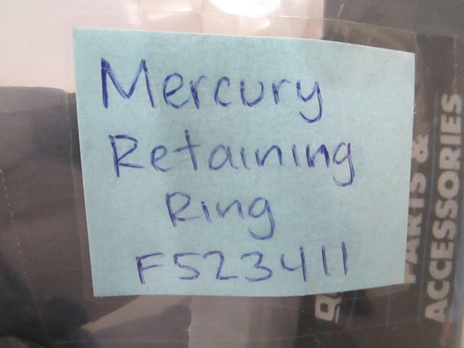 *NEW OEM* 0810 Mercury Quicksilver Retaining Ring F523411
