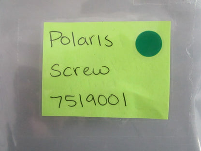 NEW OEM (LOT OF 5) 7519001 Polaris Screw 0820