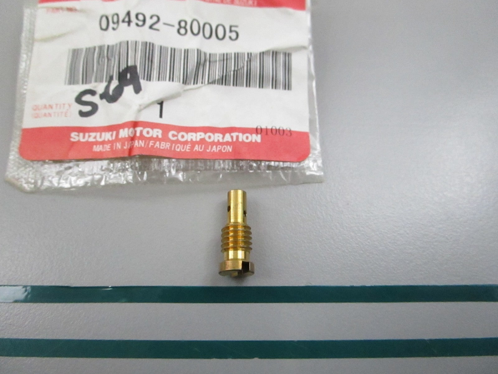 Suzuki NEW OEM Carburetor Pilot Jet 80 09492-80005 DT Outboard NOS 0810
