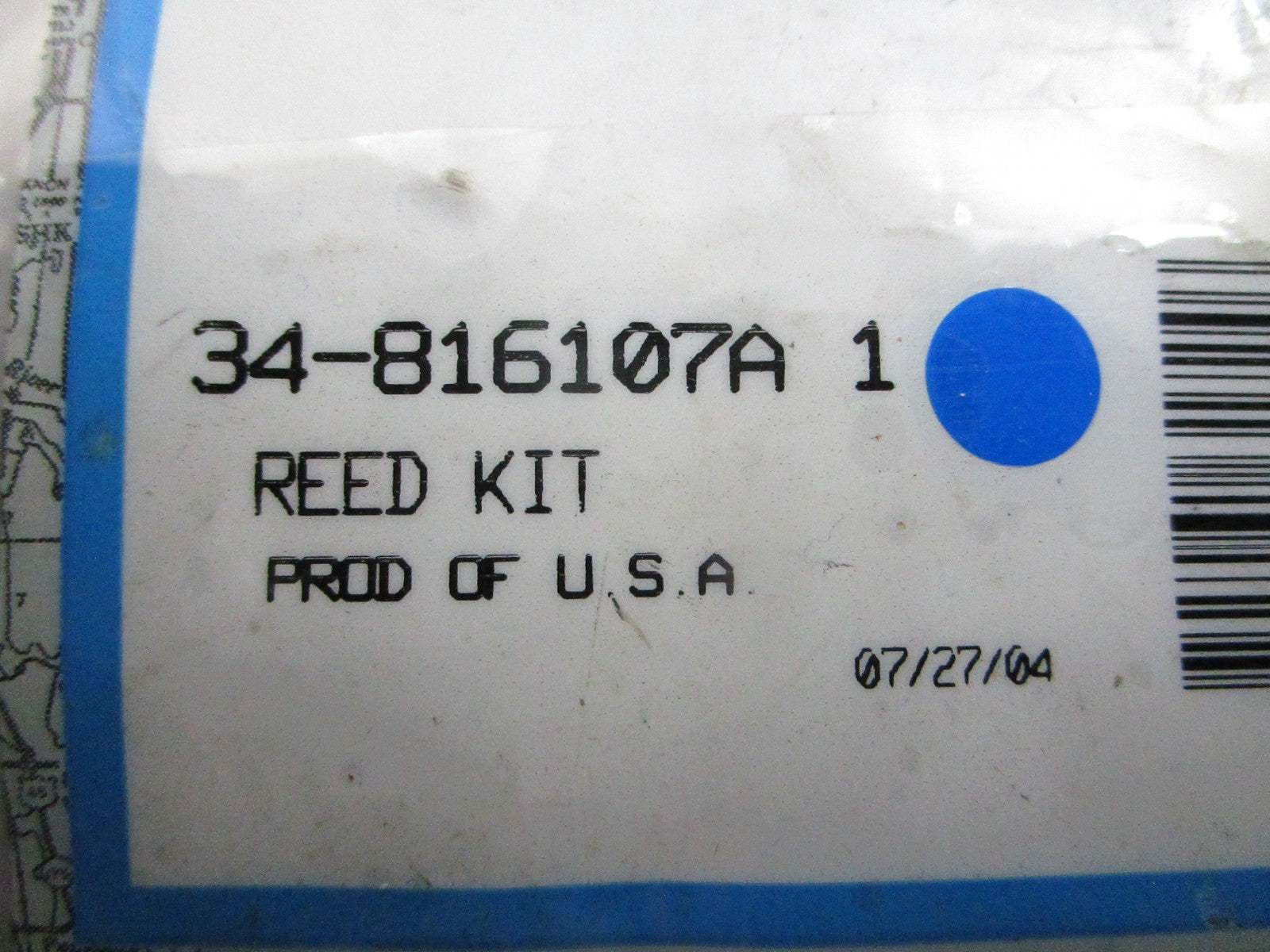 *NEW OEM* 0810 Mercury Quicksilver Reed Kit 34-816107A 1