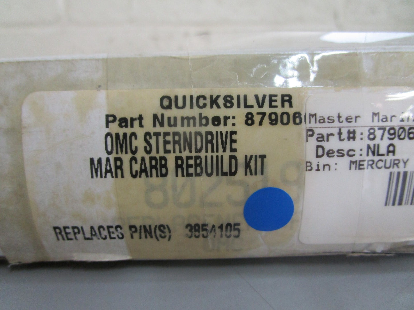 *NEW OEM* 0810 Mercury Quicksilver Carburetor Kit 879066