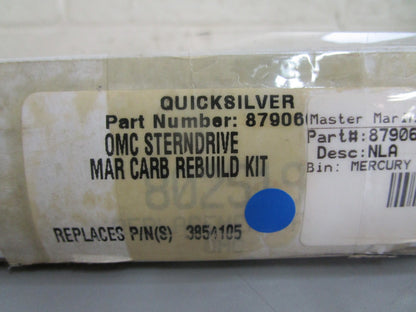 *NEW OEM* 0810 Mercury Quicksilver Carburetor Kit 879066