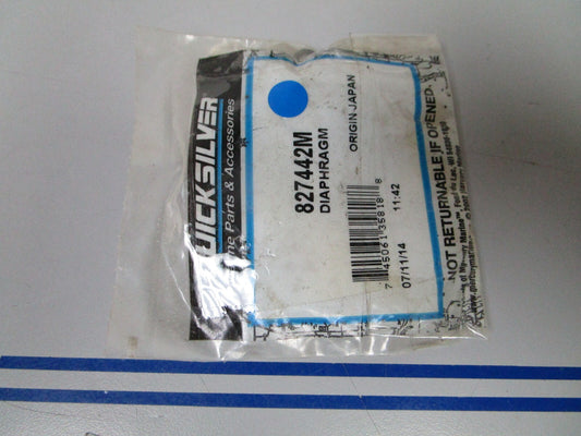*NEW OEM* 0720 Mercury Quicksilver Diaphragm 827442M