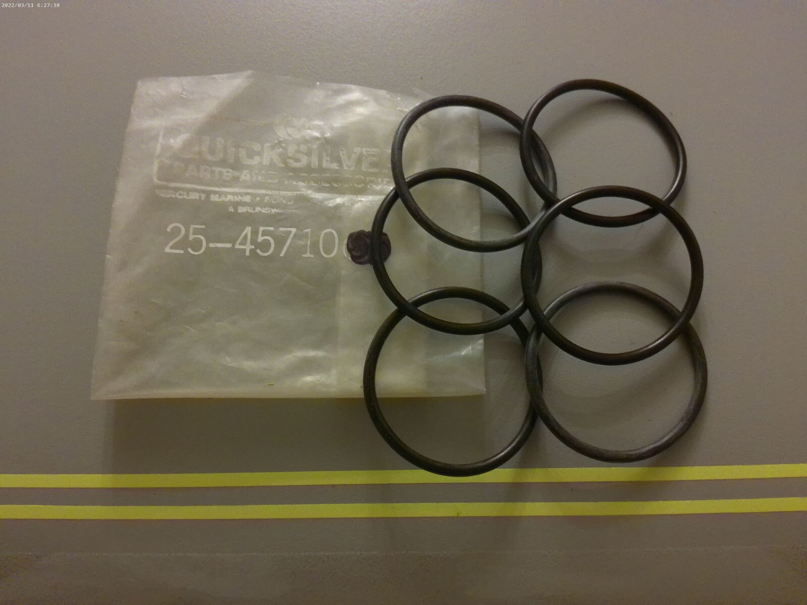 *NEW OEM* (LOT OF 6) 0810 Mercury Quicksilver O-Ring 25-45710