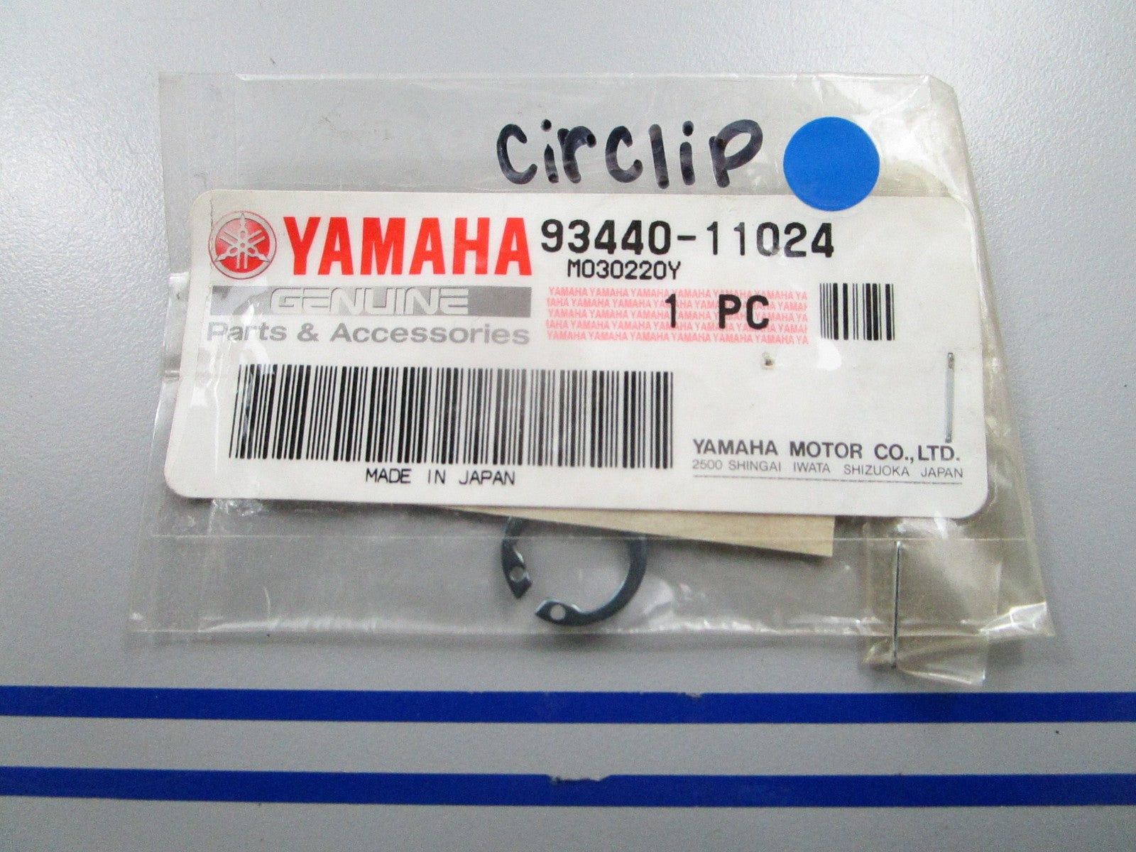 *NEW OEM* 0810 Yamaha Circlip 93440-11024