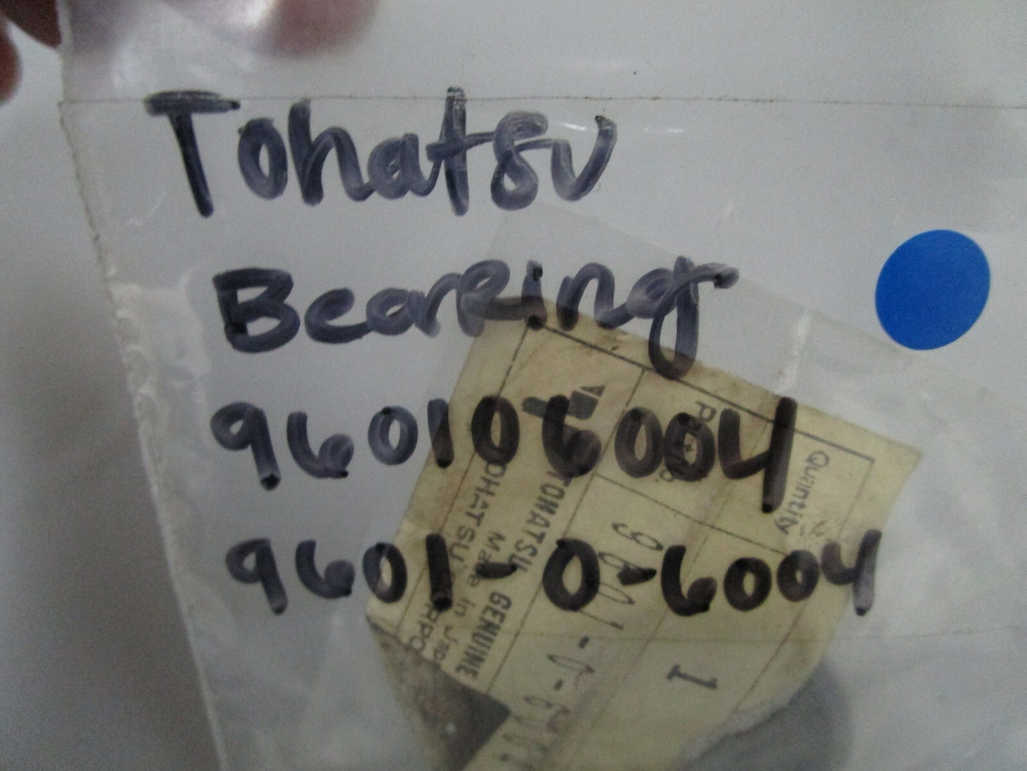 *NEW OEM* 0810 Tohatsu Bearing 960106004 9601-0-6004