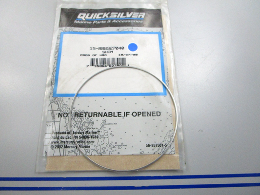 NEW OEM 15-888927040 Mercury Quicksilver Shim 0810
