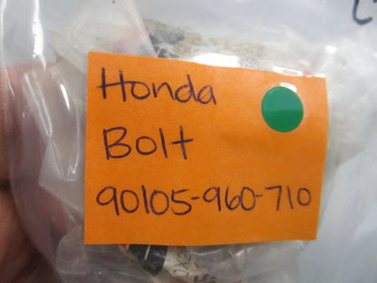 NEW OEM (LOT OF 2) 90105-960-710 Honda Bolt 0810