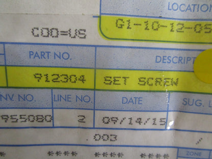 *NEW OEM* (LOT OF 2) 0810 OMC Johnson Evinrude Set Screw 912304 0912304