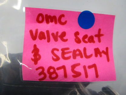 NEW OEM (LOT OF 2) 387517 0387517 OMC Johnson Evinrude Valve Seal & Seal Ay 0810