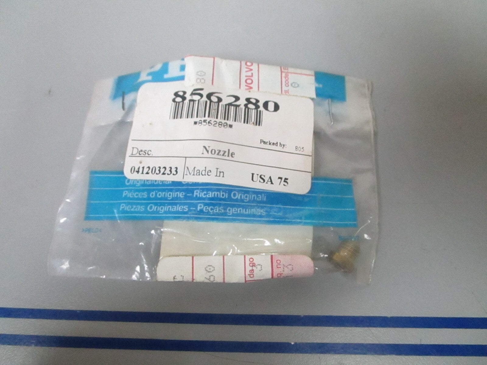 *NEW OEM* 0720 Volvo Penta Primary Jet 856280