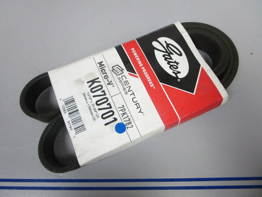 NEW K070701 Gates Micro-V 15/16" x 70 ¾" Serpentine Belt 0720